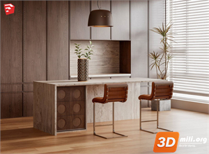 Kitchen island Skp Files